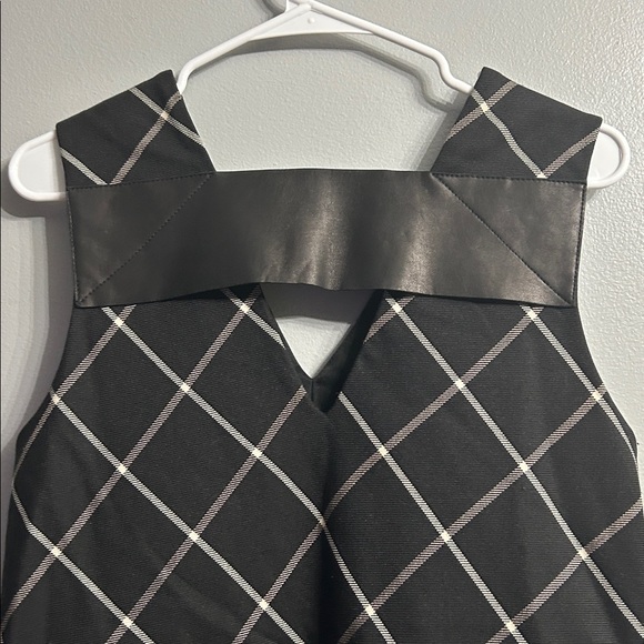 Rag & Bone Phoebe Leather Trim Shift Dress SZ 8 - Picture 7 of 11